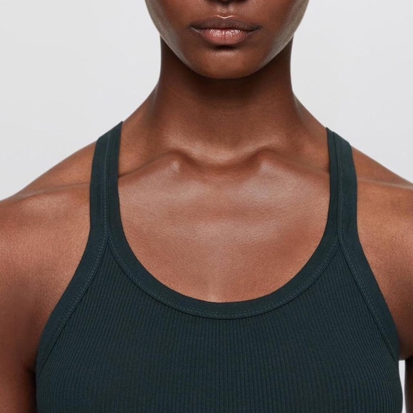 RE/DONE hanes ribbed tank juniper - Picture 2 of 3